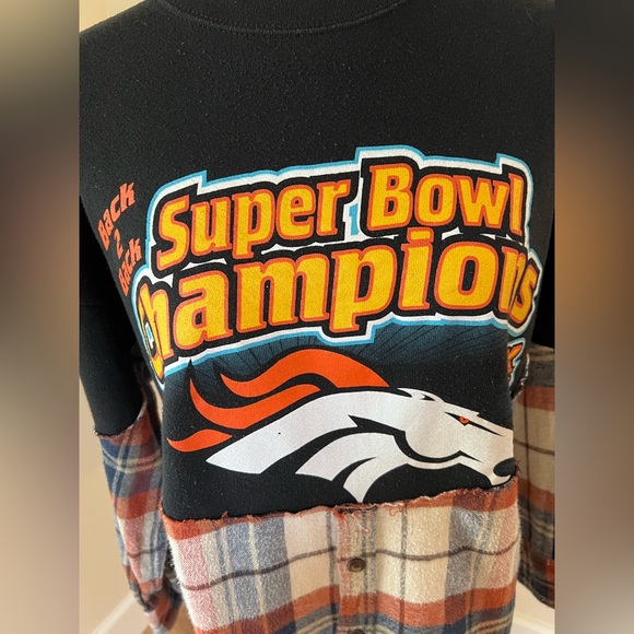 Iamkoko.la Denver Broncos Super Bowl Champions Sweatshirt 1-of-a-kind vintage - Picture 4 of 11
